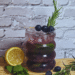 Blueberry and Mint Smash Mocktail