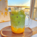 Mango Matcha latte