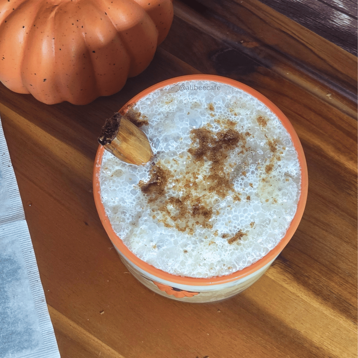 Maple Chai Latte Mocktail