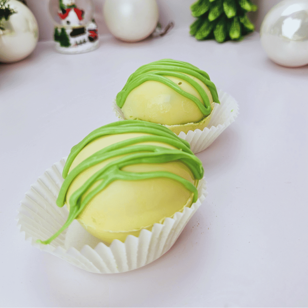 Matcha Hot Chocolate Bomb