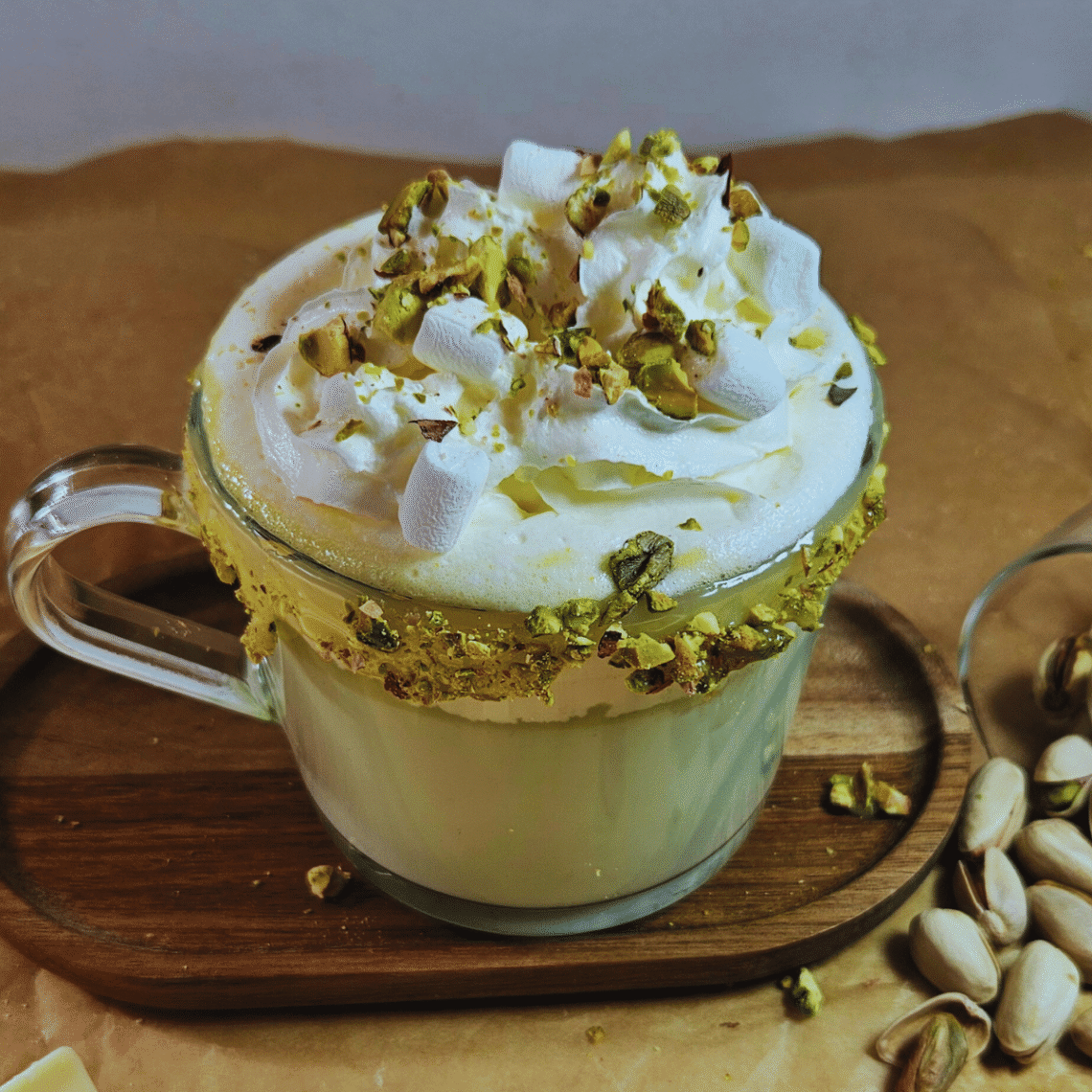 Pistachio White Hot Chocolate