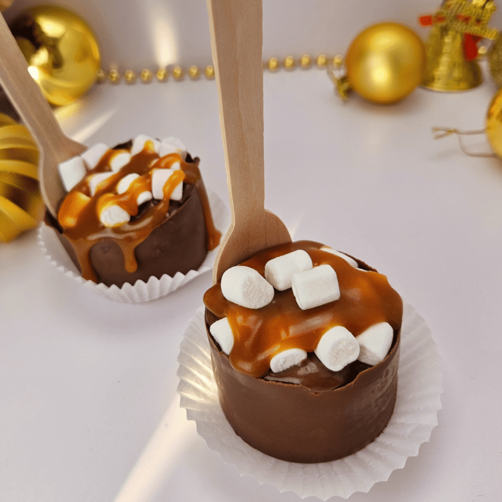 Salted Caramel Hot Chocolate Stirrers