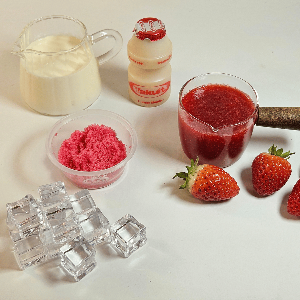 Strawberry Yakult Ingredients
