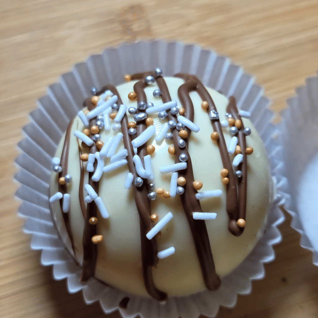 White Hot Chocolate Bomb