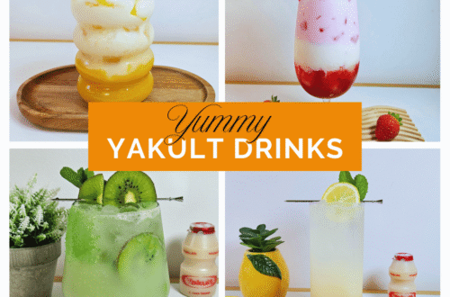 Four Different Yakult Drinks