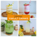 Four Different Yakult Drinks