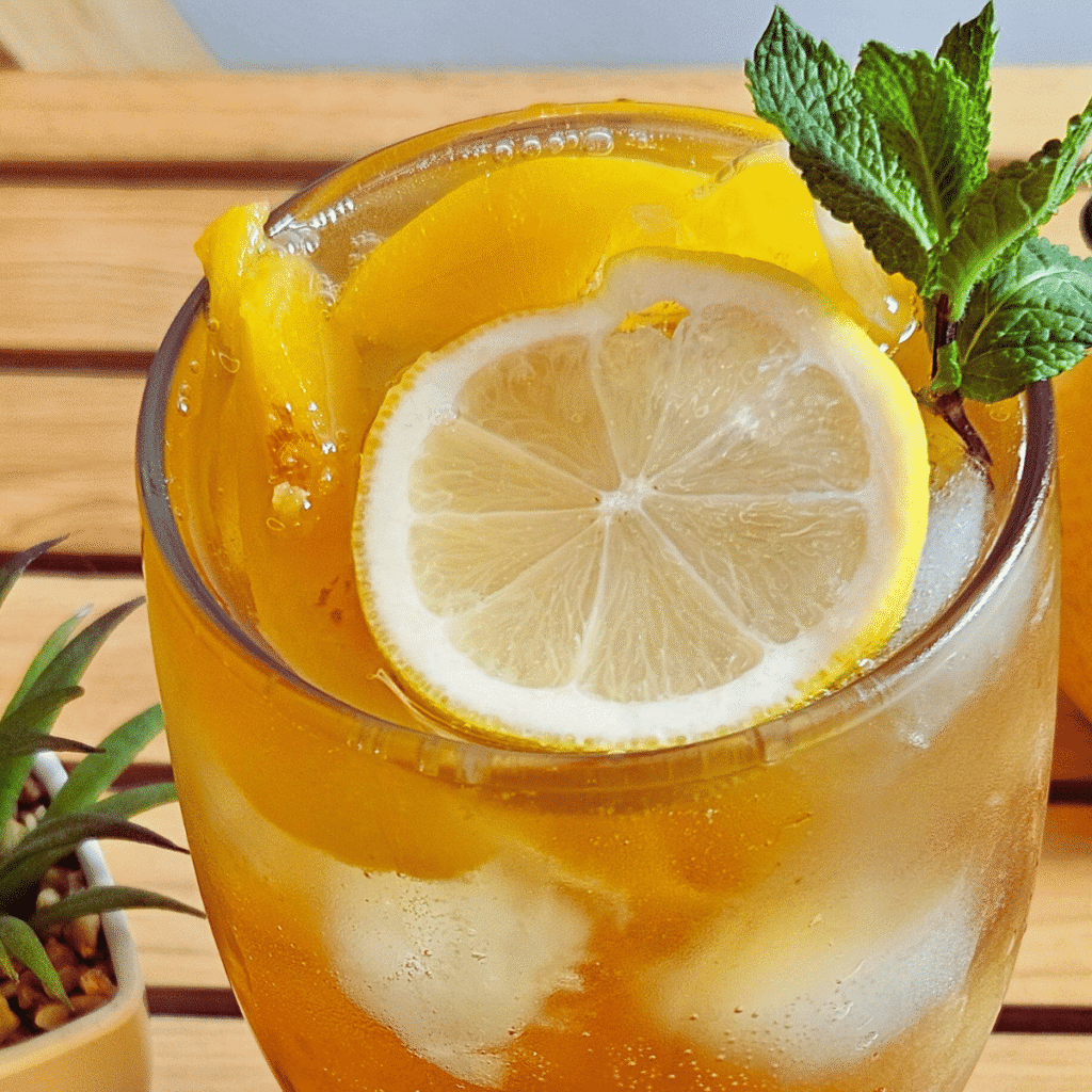 Peach Honey Iced Tea