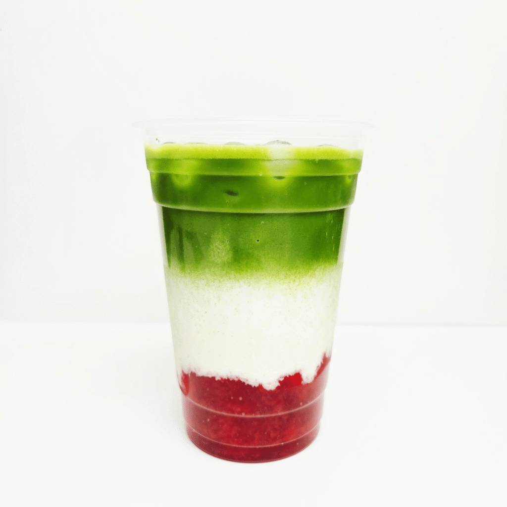 Strawberry Matcha Latte