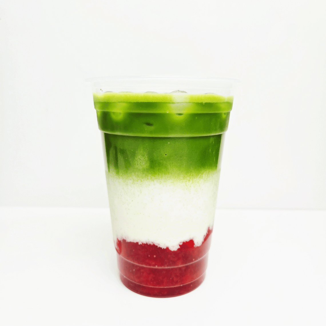 Iced Strawberry Matcha Latte