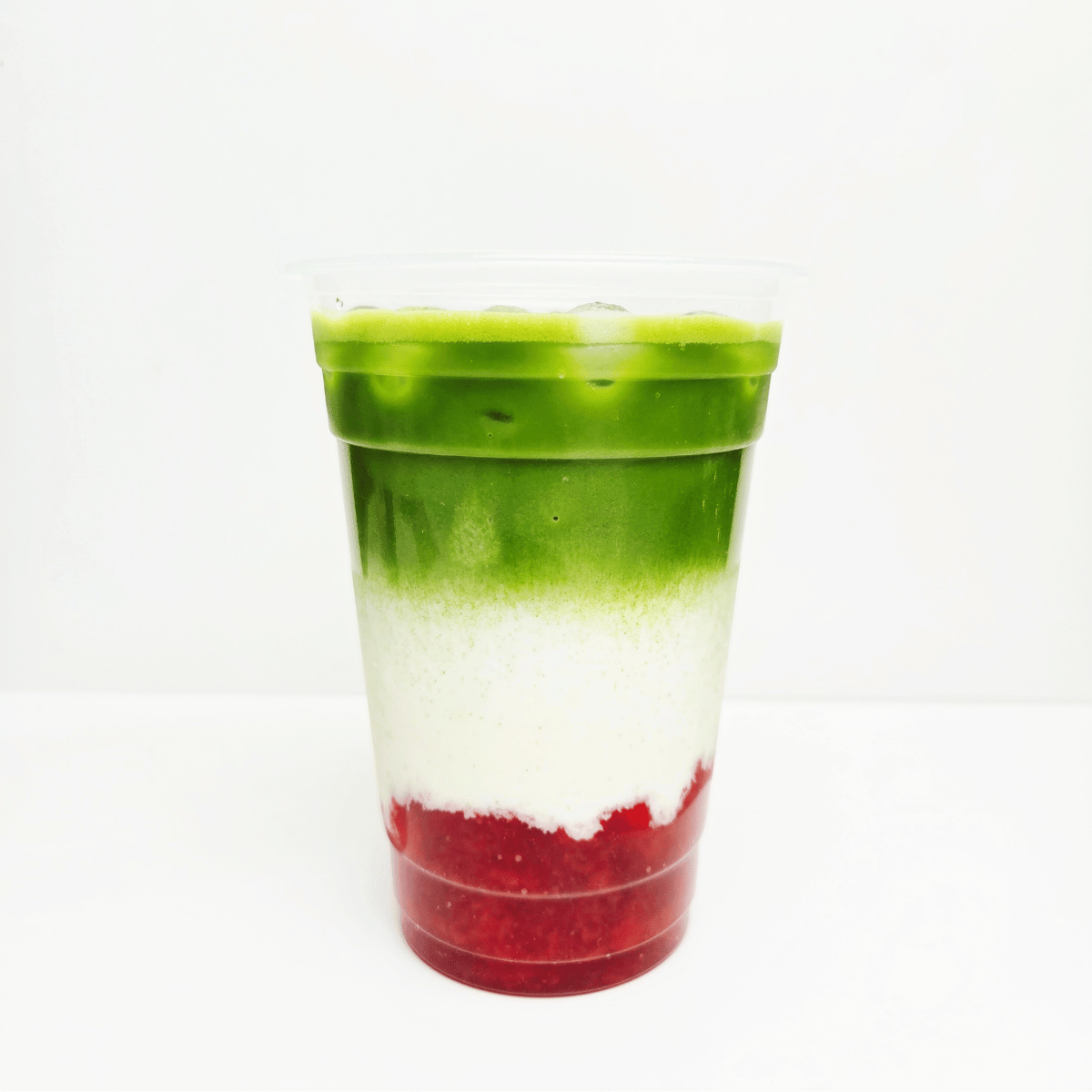 Iced Strawberry Matcha Latte